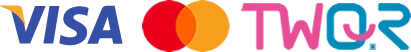 VISA、mastercard、TQWR